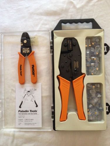 New Paladin 1300 Series Crimper with 2061/RJ45 Dies, Cutter And Connectors Kit