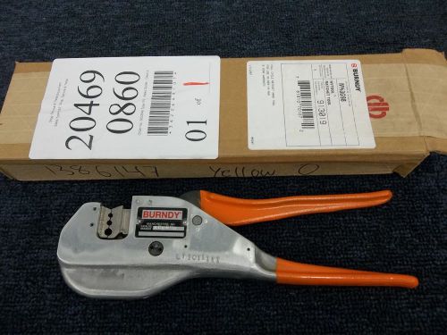 Burndy hytool ratchet cable crimper crimping tool mr8g98 yav t yad connector new for sale