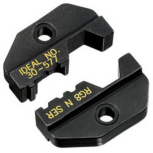 IDEAL 30-577 Die Set,RG-8, N-Series/BNC, for Crimpmaster™ Crimp Tool Frame 30-50