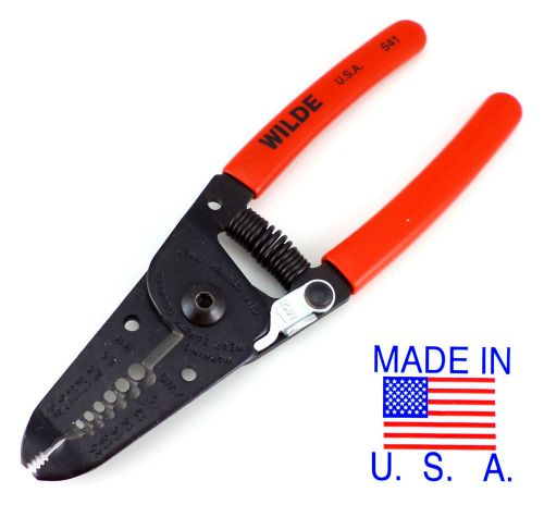 Wilde tool electrical wire stripper pliers awg metric made in usa return spring for sale