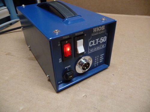 HIOS ELECTRIC SCREWDRIVER POWER SUPPLY MODEL CLT-50 MADE IN TAIWAN