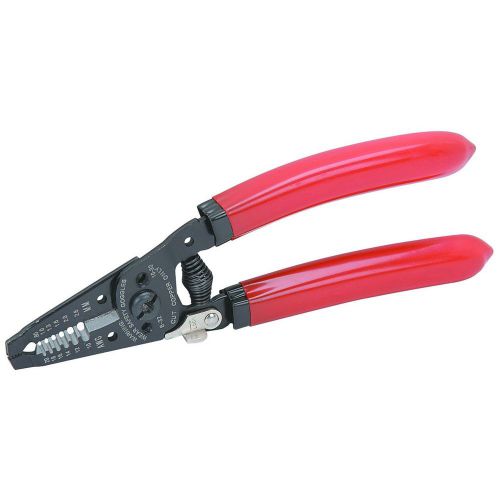 7 in. wire stripper with cutter, strips 20, 18, 16, 14, 12, and 10 awg wire for sale