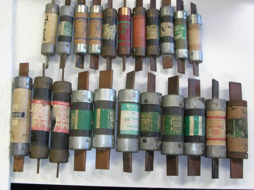 22 Tested NOS blade fuses Eco Shawmut Buss Major Royal mosly one time