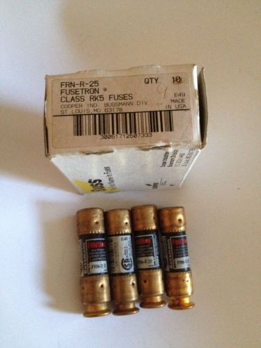 Buss FRN-R-25 Fuses ( Lot Of 4)
