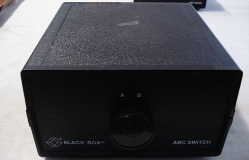 BLACK BOX A1AV11673 A &amp; B PORT ETHERNET SWITCH