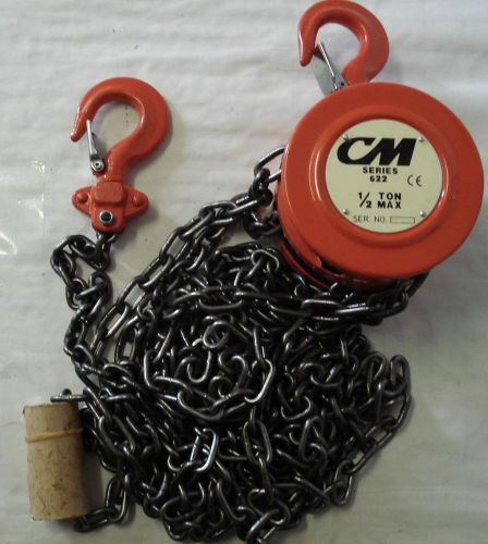 COLUMBUS MCKINNON CM2202 SERIES 622 HAND HOIST 1/2 TON MAX