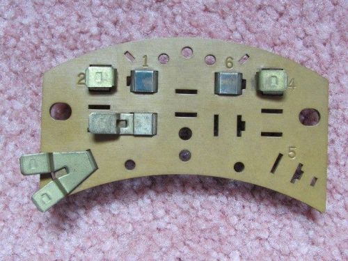 Delco Electric Motor Stationary Switch SDC-786 Various Contacts Terminal Board