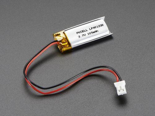 Lithium Ion Polymer 3.7v Rechargeable Battery 100mAh Electronic Projects Arduino