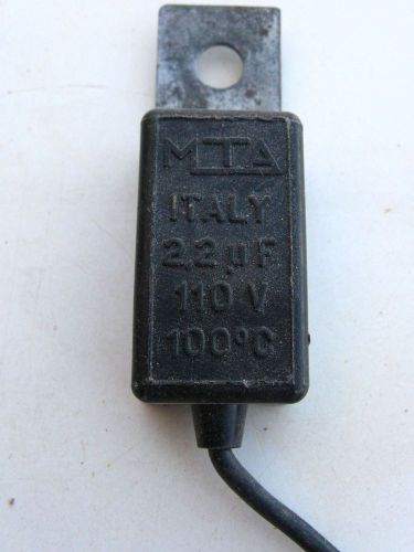 MTA Italy 2.2uF 110V NOS bypass capacitor condenser Coil Distributor
