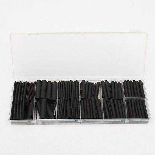 240Pcs Heat Shrink Tubing Sleeving Wrap Wire 12Size Kit G Adhesive Lined Tube