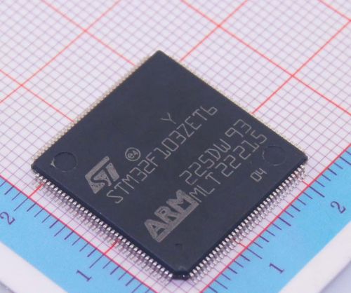 25 pcs/lot ic stm32f103zet6, arm-based 32-bit mcu with 256 to 512kb flash for sale