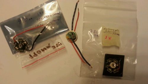 2 infrared 3watt led bulb diodes + 1 driver for sale