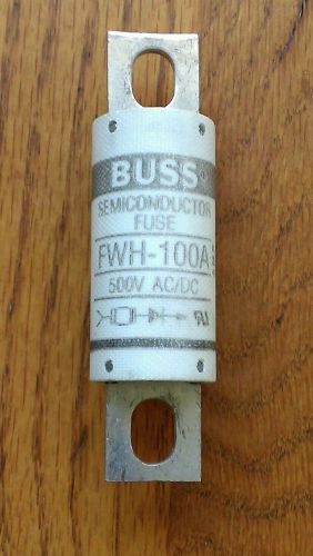 Cooper Bussmann FWH-100A 100A 500V High Speed Semiconductor Fuse