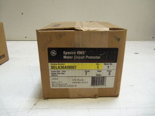 GENERAL ELECTRIC SELA36A10007 MOTOR CIRCUIT PROTECTOR  *SEALED*