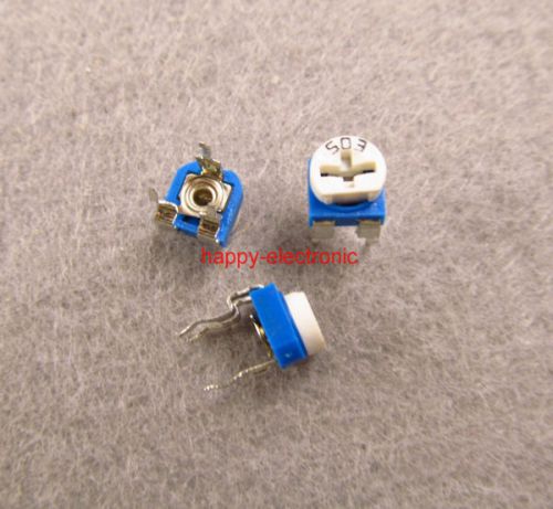20pcs 50K Ohm  trimmer trim pot single turn top adjust Variable resistor 503