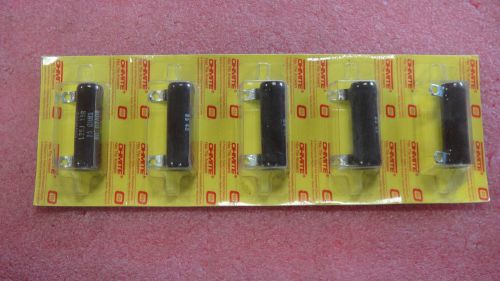 NEW( LOT OF 5 )OHMITE L25J15R RESISTORS 25W 15 OHMS