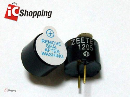5x Buzzer Alarm PCB Type , ZEETEK 1205 , with oscillator