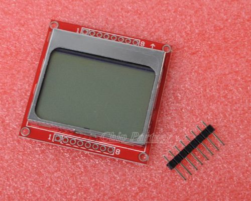 84X48 Nokia 5110 LCD Display Module Blue Backlight with Adapter PCB Brand New