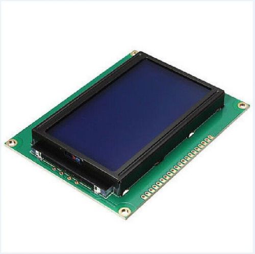 5v 12864 lcd display module 128x64 dots graphic matrix lcd blue backlight for sale