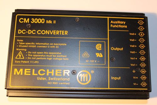 MELCHER CM 3000 MK II POWER SUPPLY / DC-DC CONVERTER LM 3040-7F