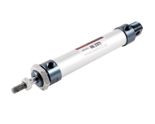 20mm bore 75mm stroke aluminum alloy pneumatic mini air cylinder mal20x75 for sale