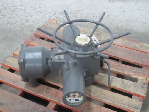 Rotork 16a syncropak a ser 29rpm electric 0.8hp 225lb-ft valve actuator b479209 for sale