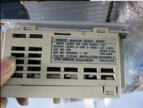1PC Omron Inverter 3G3JV-A2002 0.2KW 220V
