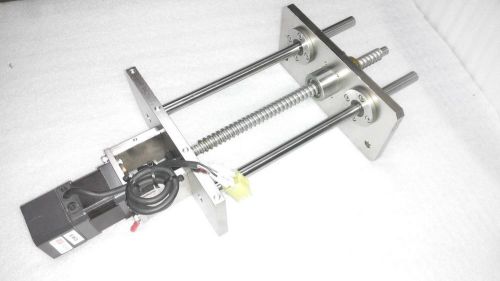 Thk btk-1405a / pk545awm ball screw actuator &amp; motor (over length : 405mm) for sale