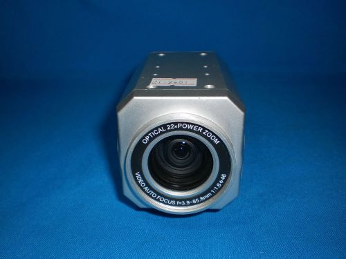 Video auto focus  f=3.9-85.8mm 1:1.6 46 dsp22x color ccd camera w/ optical 22x for sale
