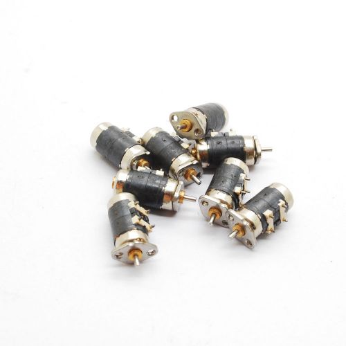 10pcs 4 wire 2 phase miniature stepper motor d6mm x h11mm for sale