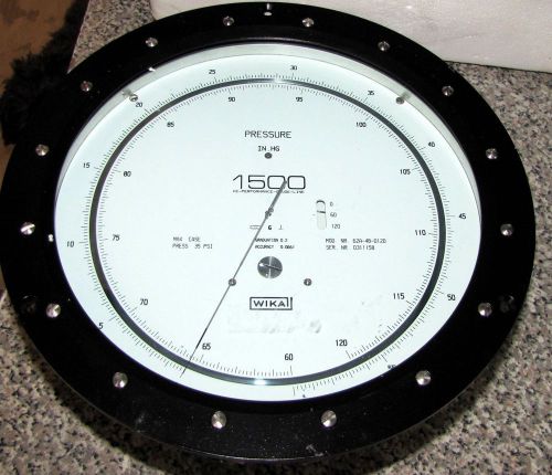 Usf wallace tiernan 0-400 400-800  8&#034; dial pressure gauge- model 62a4d0800 - a for sale
