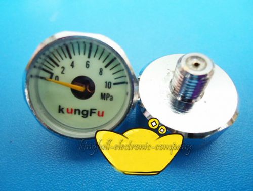 Luminous 25mm axial 10mpa m10 *1 micro pressure gauge constant pressure well for sale