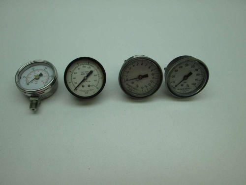 Lot 4 wika pall trinity ashcroft assorted gauge 0-1500 200 15 100 psi d394584 for sale
