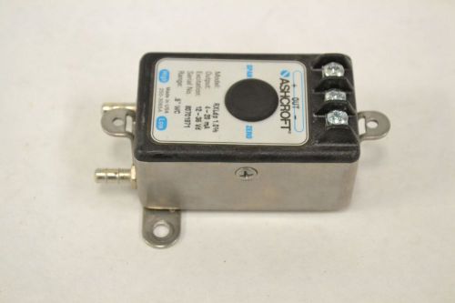 ASHCROFT RXLDP 1.0% 4-20MA DIFFERENTIAL PRESSURE 0.5IN-H2O TRANSMITTER B304123