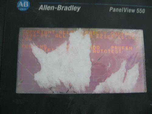 2711-T5A5L1 ALLEN-BRADLEY PANELVIEW 550 SERIES A REV D FRN 4.00 - Broken Screen