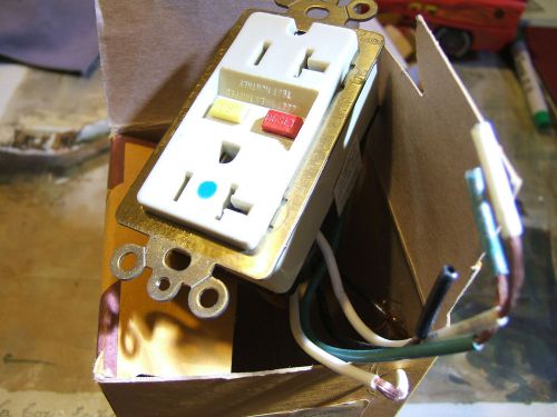 New in Box Lawson Ground Fault Circuit Interrupter 20A 2P 120V,