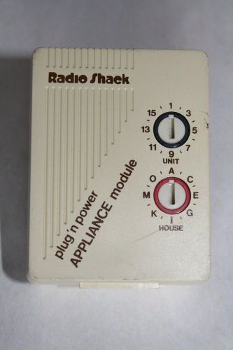 Radio shack 61-2681a 2 prong plug &#039;n power appliance module (beige) for sale
