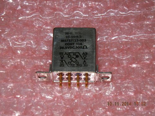 HI-G General Purpose Relay, 2T-2911-3, M5757/23-003, NEW