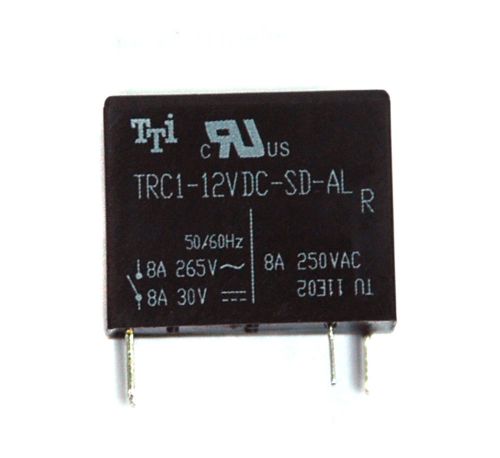 50pc tti  trc1-12vdc-sd-al rohs relay spst 1a coil=12vdc load=8a 265vac for sale