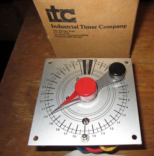 NOS ITC H-30S 30 SECOND TIME DELAY INDUSTRIAL TIMER COMPANY 120V