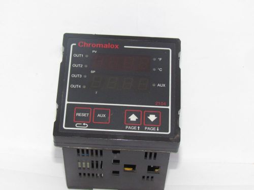 CHROMAIOX 2104 TEMPERATURE CONTROLLER HIGH/LOW LIMIT CONTROLLER RELAY