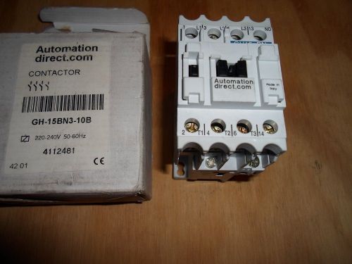 AUTOMATION DIRECT GH-15BN3-10B CONTACTOR (NEW IN BOX)