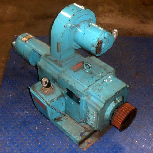 Reliance electric 1750rpm 10hp dc motor w/ 1/3hp motor blower tach 5bc42ab2131a for sale