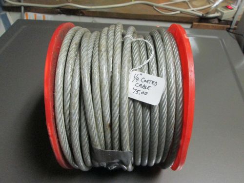 1/4 inch coated cable full roll old new stock