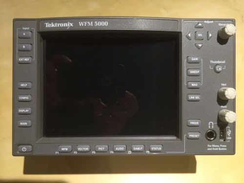 Tektronix WFM5000 SD/HD-SDI Waveform Monitor,  Needs Factory Repair &amp; Cal