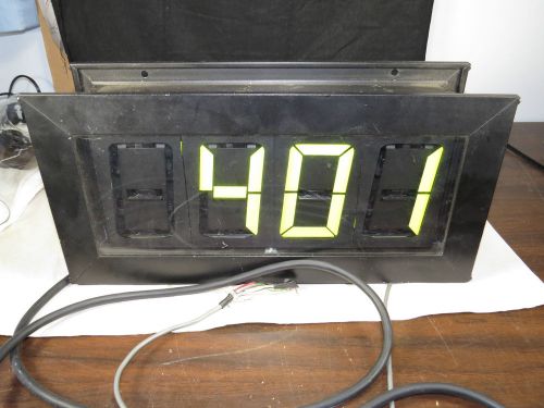 En electro-numerics counter,4 digit 0 to 9999,machine industrial-steam punk 15&#034; for sale