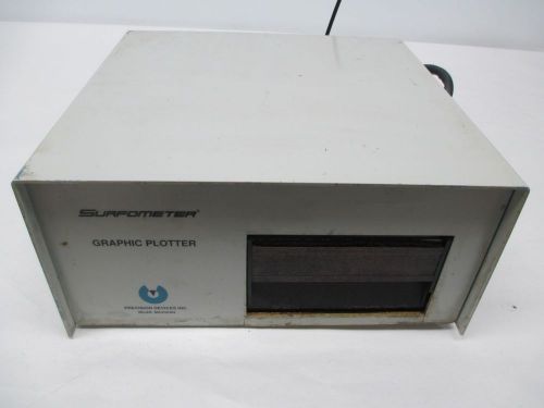 PRECISION PGP-3 SURFOMETER GRAPHIC PLOTTER RECORDERS D301590