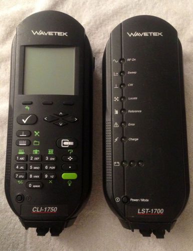 Wavetek cli-1750 cable tester &amp; lst 1700 for sale