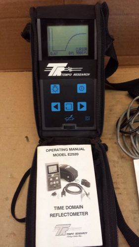 Tempo research e2520 handheld metallic tdr for sale