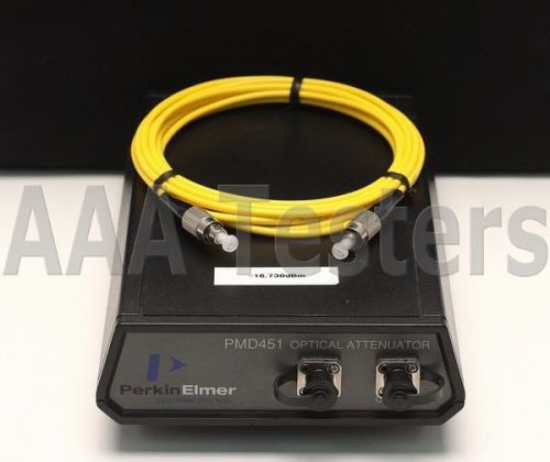 Perkin Elmer Singlemode PMD451 Optical SM Fiber Attenuator 1550nm PMD-451